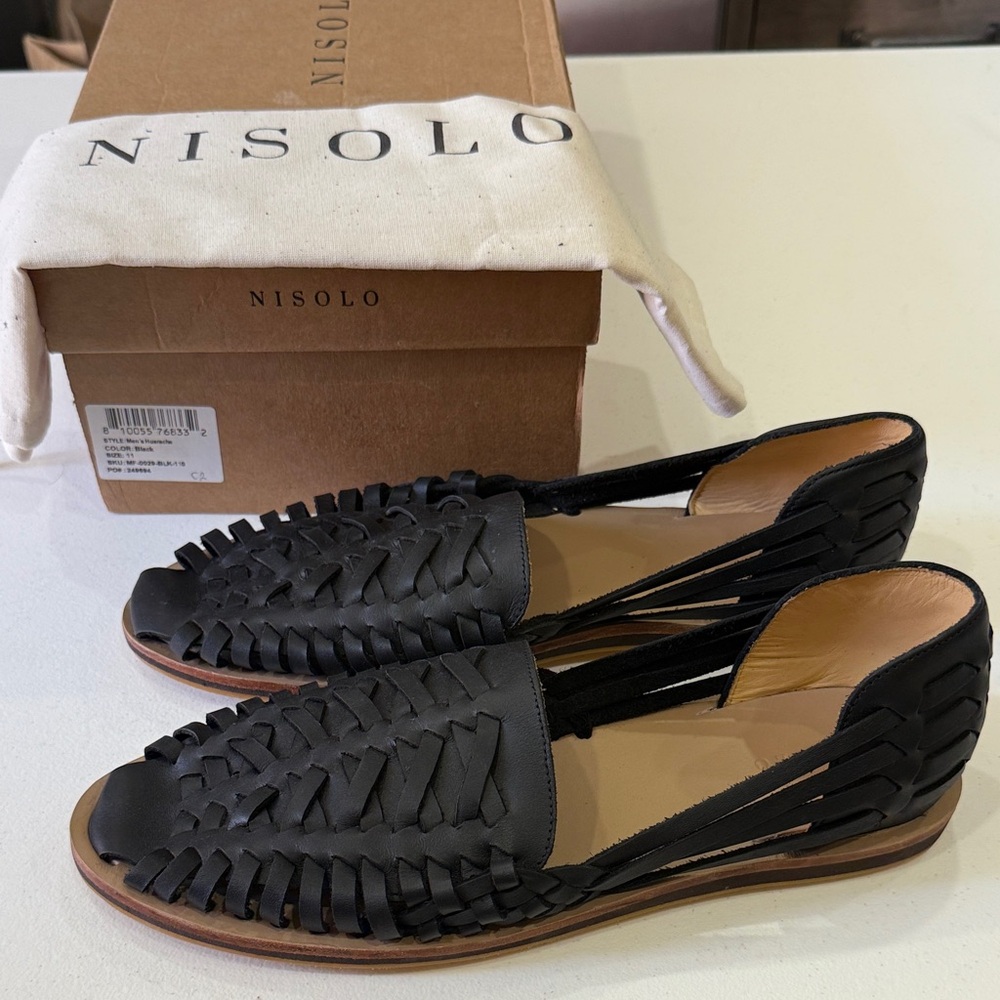 Nisolo Black Leather Men’s Shoes